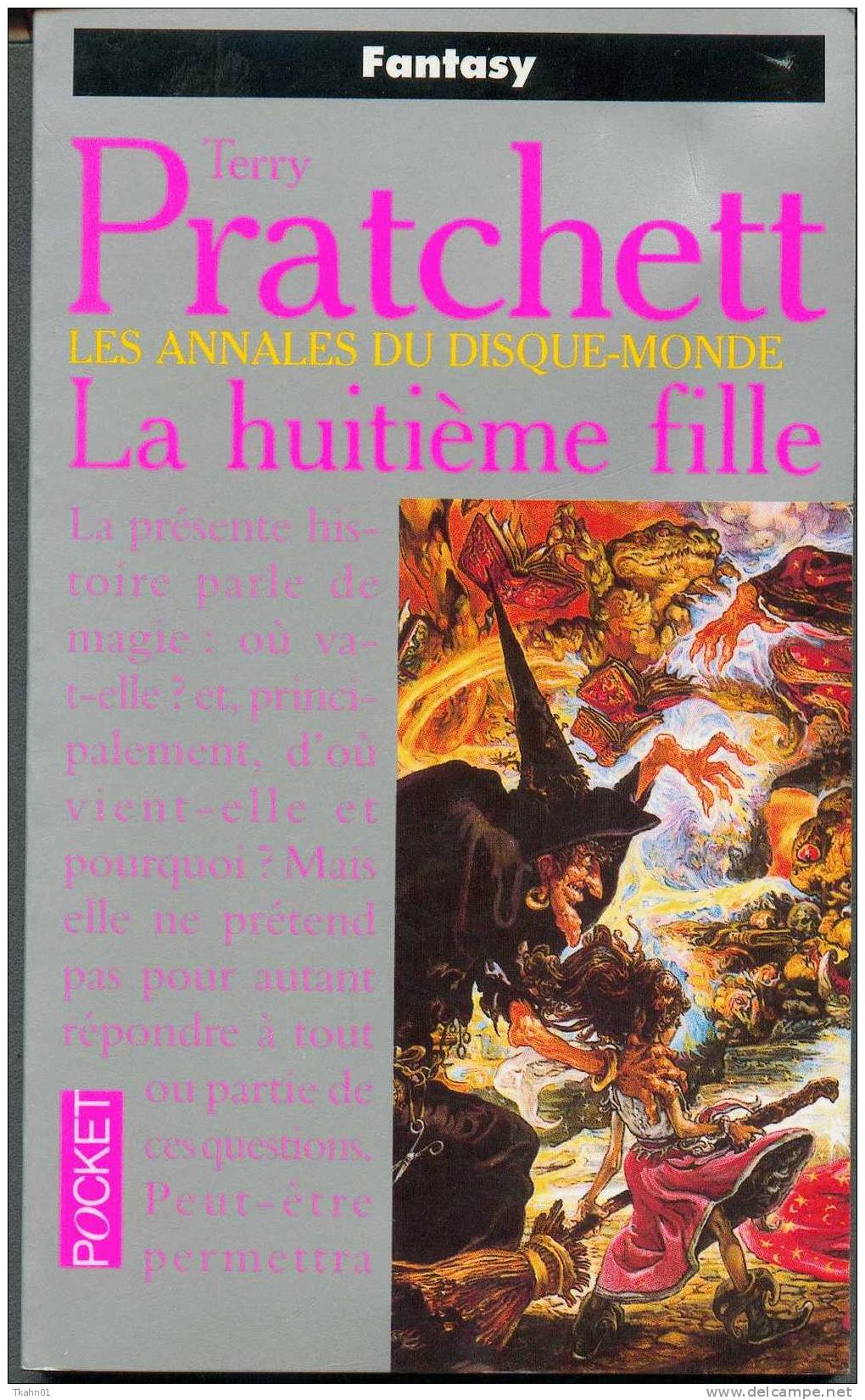 PRESSES-POCKET S-F N° 5672 " LA HUITIEME FILLE " TERRY-PRATCHETT AVEC 222 PAGES - Presses Pocket