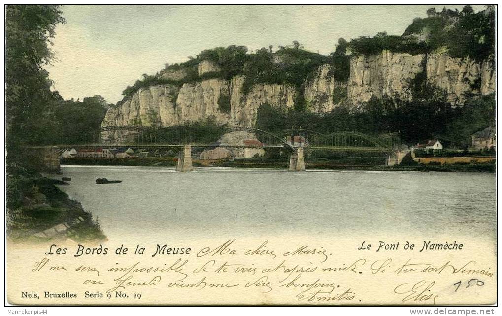 Les Bords De La Meuse - Le Pont De Namèche - Nels Serie 9 N° 29 - Andenne