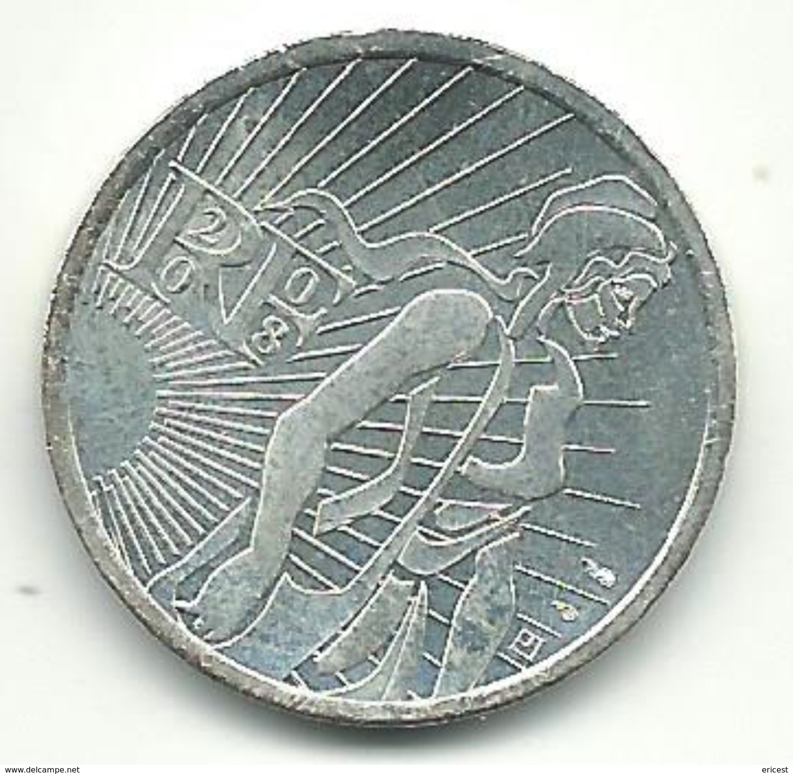 5 EUROS ARGENT 2008 - France