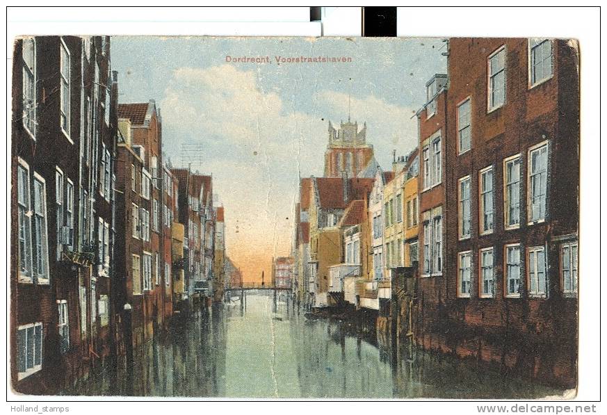 ANSICHTKAART  (337) DORDRECHT * VOORSTRAATSHAVEN *  GELOPEN  IN 1922 NAAR OUD-ALBLAS - Dordrecht