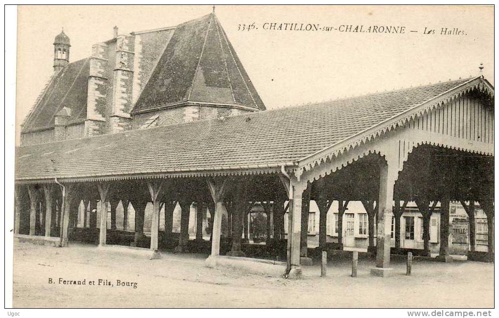 CPA - 01 - CHÄTILLON-sur- CHALARONNE - Les Halles - 369 - Châtillon-sur-Chalaronne