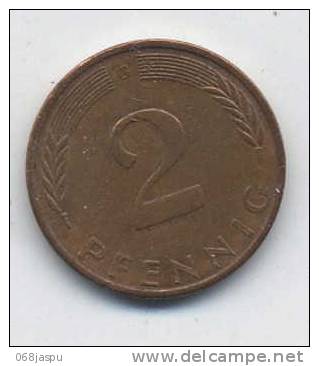 Allemagne Piece 2 Pfennig - 2 Pfennig