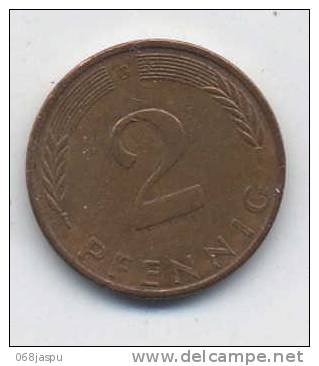 Allemagne Piece 2 Pfennig 1981 - 2 Pfennig