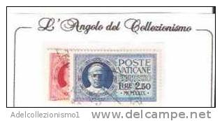 31448)2£+2.50£ Espressi Vaticani - Usati - Varietà E Curiosità