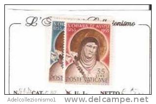 31450)25£+2.5035£ Vaticani - S. Chiara Di Assisi - Nuovi - Varietà E Curiosità