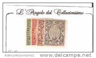 31452)0.25c+0.75c+0.80c+1.25£ Vaticani - Anno Santo 1939 - Linguellati - Errors & Oddities