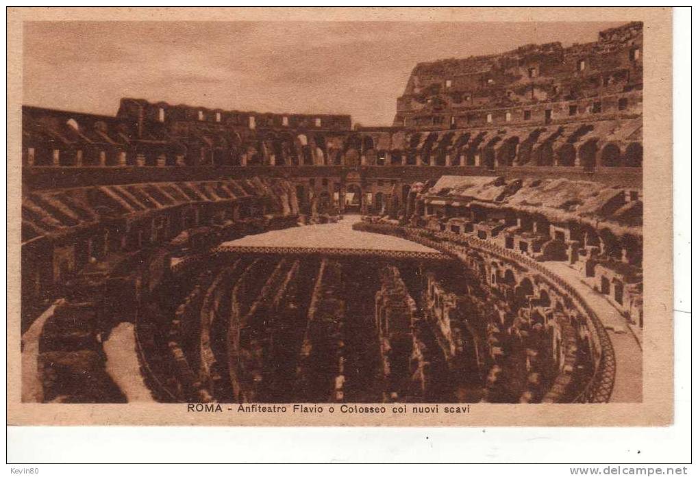 ITALIE Roma Anfiteatro Flavio O Colosseo Coi Nuovi Scavi - Colosseum