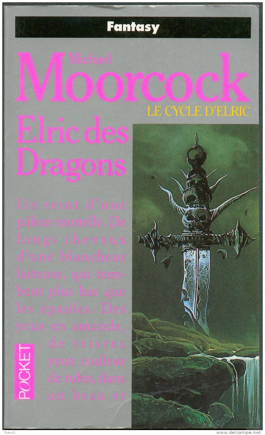 PRESSES-POCKET S-F N° 5276 " ELRIC DES DRAGONS " MICHAEL-MOORCOCK AVEC 188 PAGES - Presses Pocket