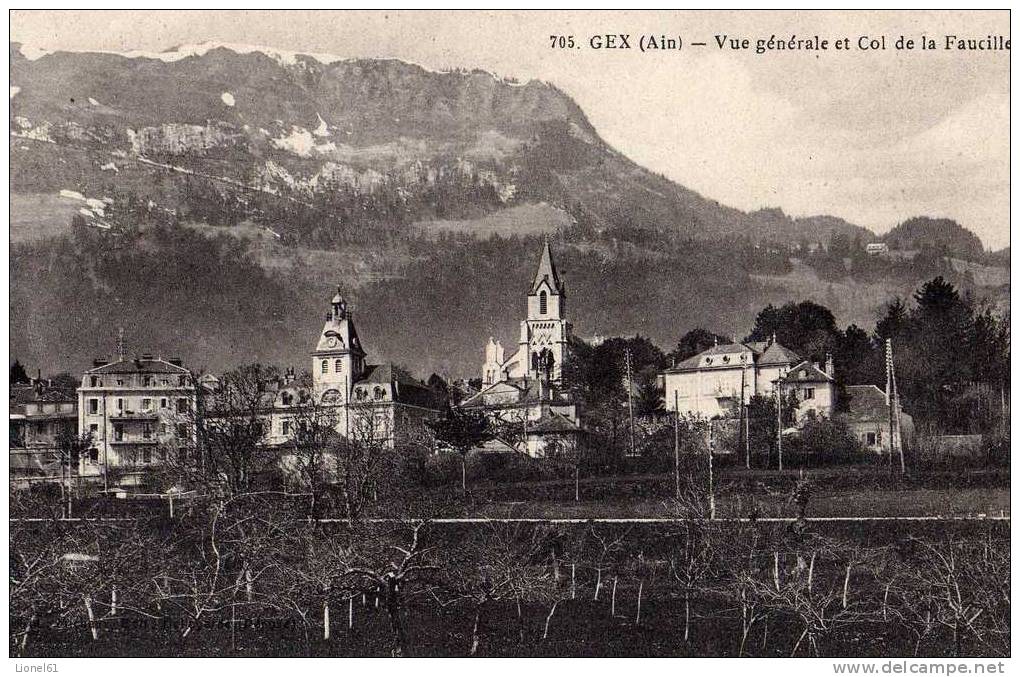 GEX : (01) Vue Génèrale Et Col De La Faucille - Gex