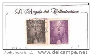 31467)50£+ 15£ Vaticane - Soggetti Vari - Uno Usato E Uno Nuovo - Errors & Oddities