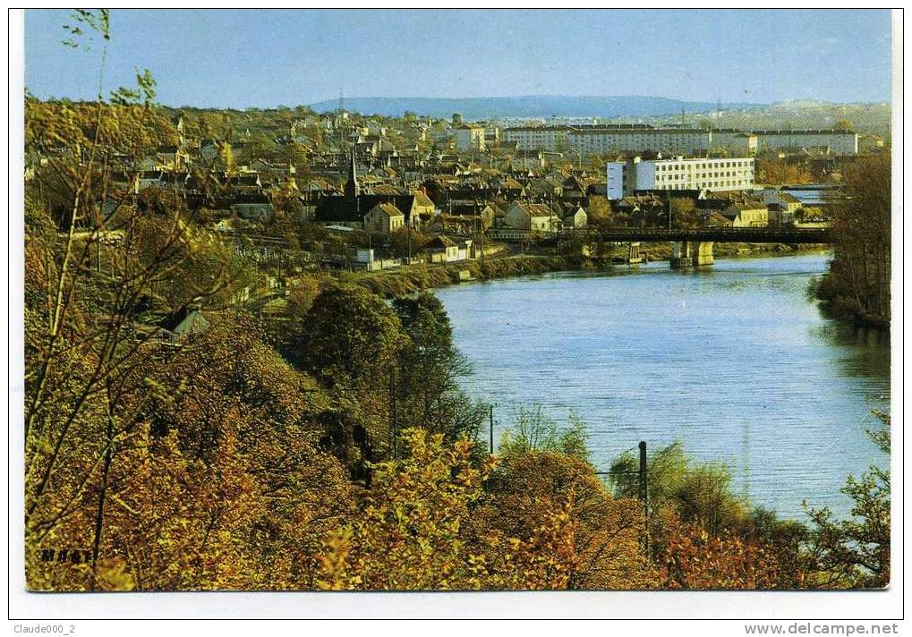 CHAMPAGNE SUR SEINE . Vue Générale  .Voir Recto Verso  (D869) - Champagne Sur Seine