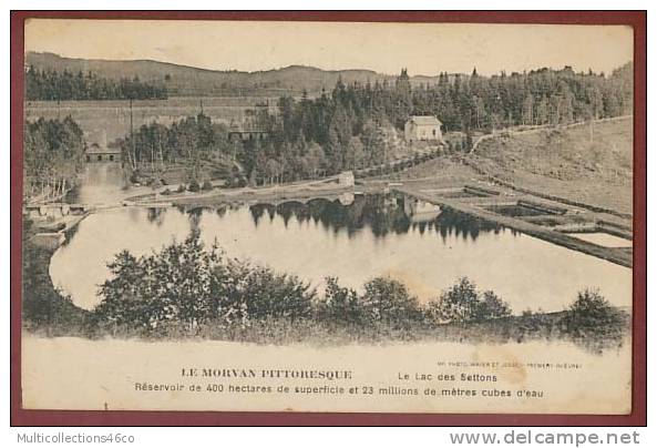 58 - LE MORVAN PITTORESQUE - Le Lac Des Settons - Réservoir De 400 Hectares De Superficies ... - Sonstige & Ohne Zuordnung