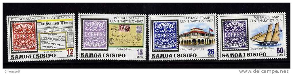 Samoa ** N° 396 à 399 - Cent. Des 1ers Timbres-poste Des îles Samoa - Samoa