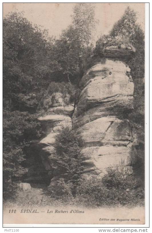 EPINAL 88 LES ROCHERS D´OLIMA - Epinal