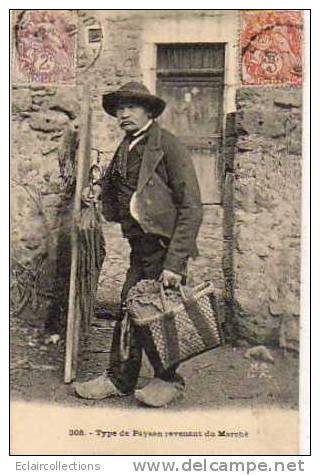 Le Puy En Velay    43.    .Type De Paysan Revenant Du Marché  (voir Scan) - Le Puy En Velay