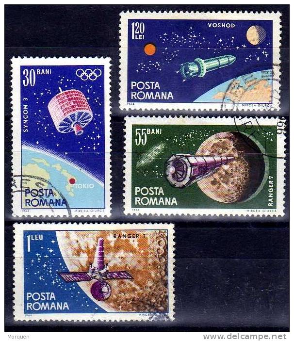 Rumania Num 2092-7 . Espacio. Cat Yvert - Europa