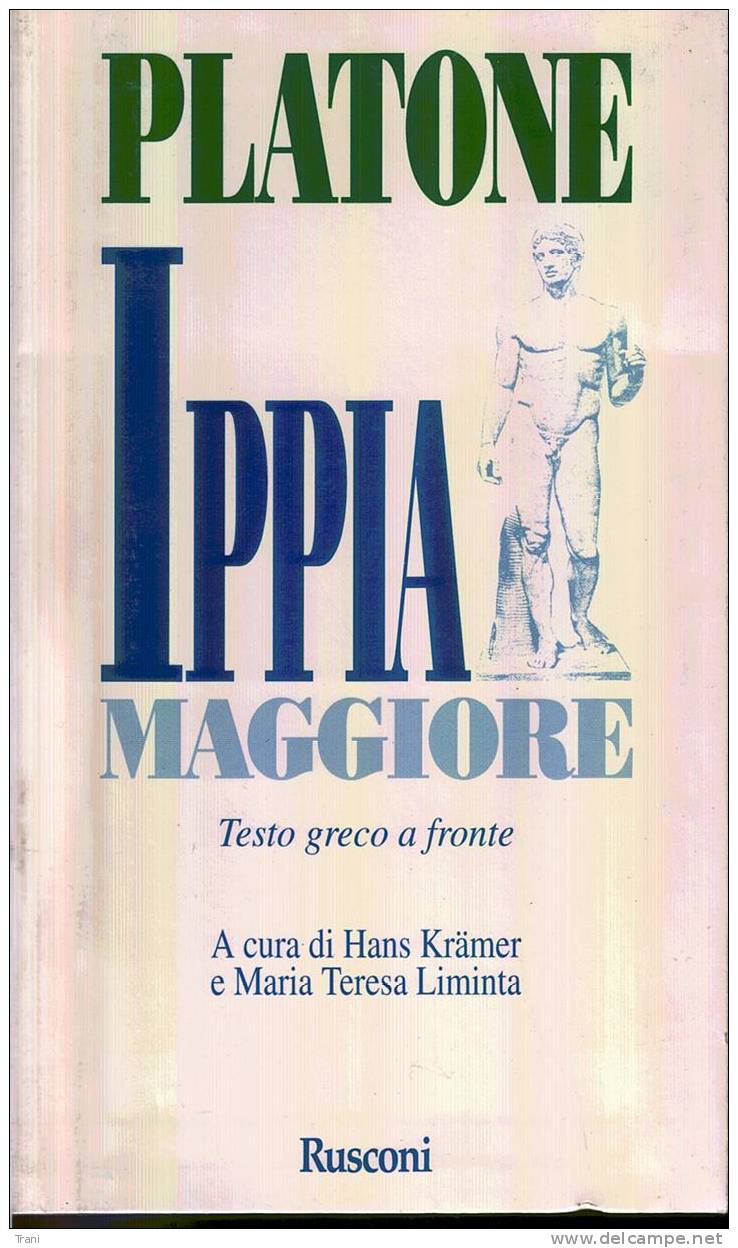 PLATONE - IPPIA MAGGIORE - Geschichte, Biographie, Philosophie