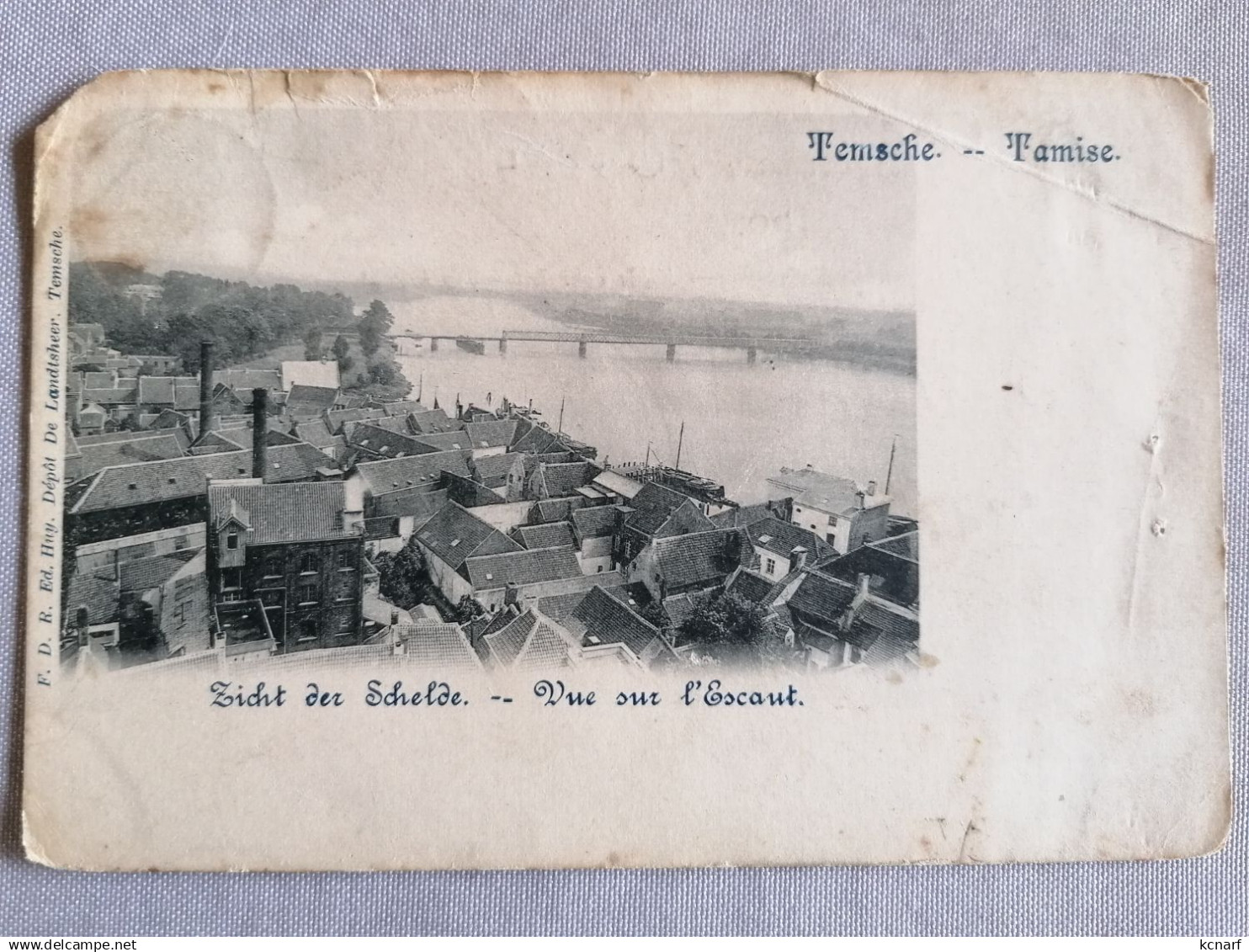 CP De TEMSCHE ( Temse ) / TAMISE " Zicht Der Schelde - Vue Sur L'escaut " . - Temse