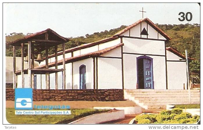 TARJETA DE BRASIL DE LA IGLESIA DE NUESTRA SEÑORA DEL PILAR (RELIGION-CRISTIANISMO) - Cultura