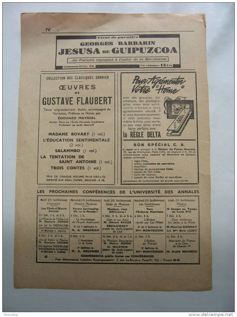 TABAC -PUBLICITE DE LA REGIE FRANCAISE DES TABACS  CAISSE AUTONOME D'AMORTISSEMENT SIGNEE PAUL COLIN: ETRENNES 1937- - Autres & Non Classés