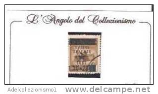 31566) Occupazione Jugoslava Di Trieste-20+20£ SU  - Rep. Sociale Italiana - Usato - N°11 - Yugoslavian Occ.: Trieste