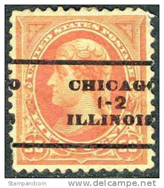 US #275 Mint Hinged Precancelled 50c Jefferson From 1895 - Nuevos