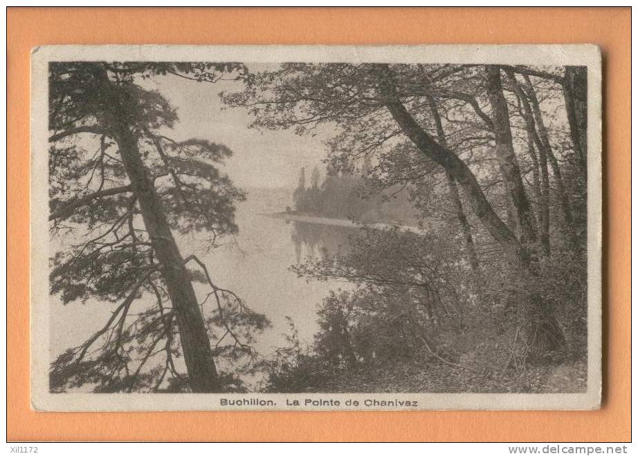 F989 Buchillon, La Pointe De Chanivaz.Sépia. Cachet Buchillon 1927 Vers Lausanne - Buchillon