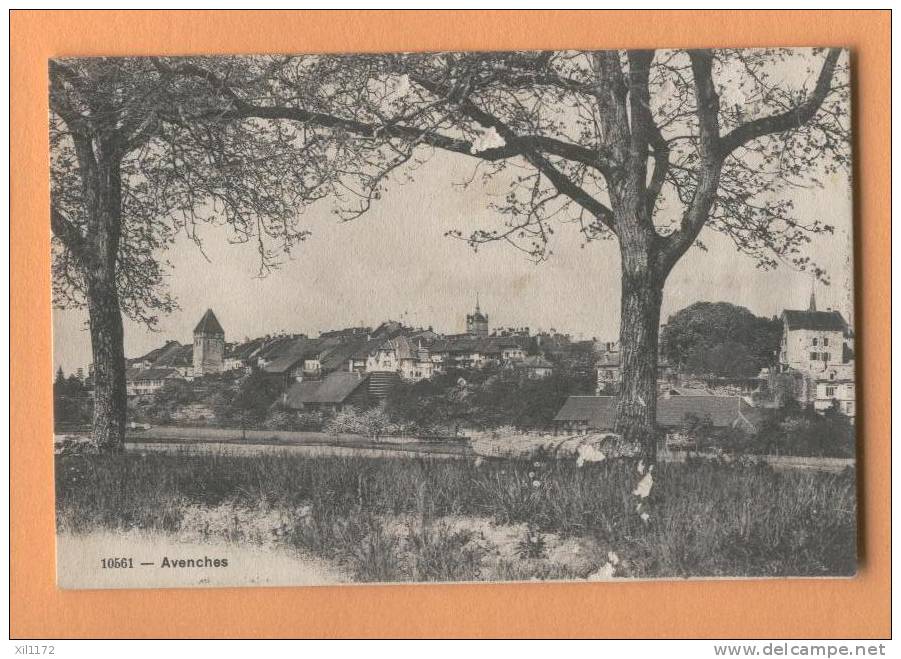 F994 Avenches. Cachet Avenches 1914 Vers Baulmes - Avenches