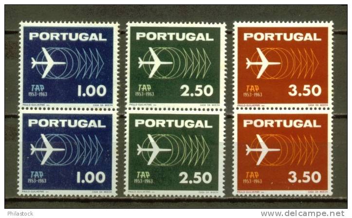 PORTUGAL N° 932 à 934 ** Paires - Nuovi