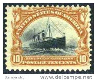 US #299 Mint Hinged 10c Pan-Am Expo From 1901 - Ongebruikt