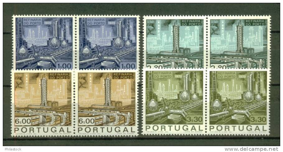 PORTUGAL N° 1076 à 1079 ** Paires - Unused Stamps
