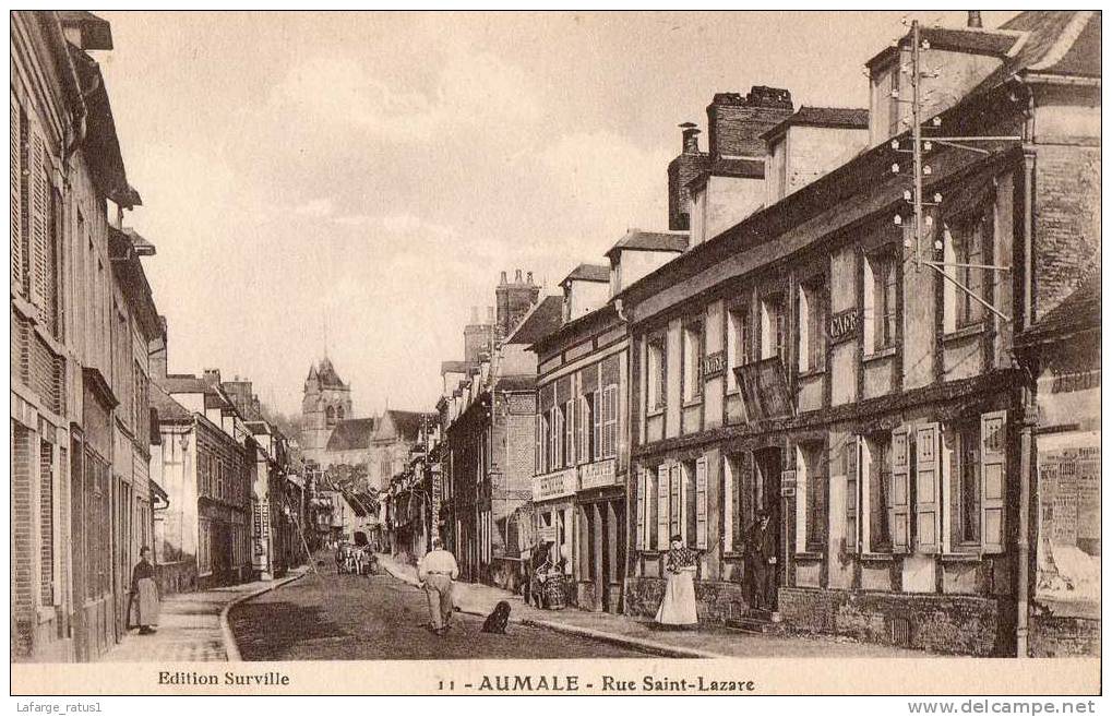 AUMALE RUE SAINT LAZARE BON ETAT - Aumale