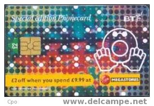 # UK_BT BCC79 Virgin Megastores 2 Gem1   Tres Bon Etat - BT Generales