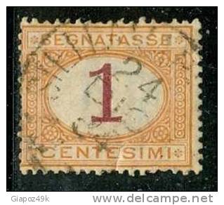 ITALIA REGNO 1870 - N. 3 Usato - Cat. 15 € - SEGNATASSE - N. 457 - Taxe