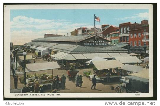 ETATS-UNIS BALTIMORE /  Lexington Market  /  Couleur - Baltimore