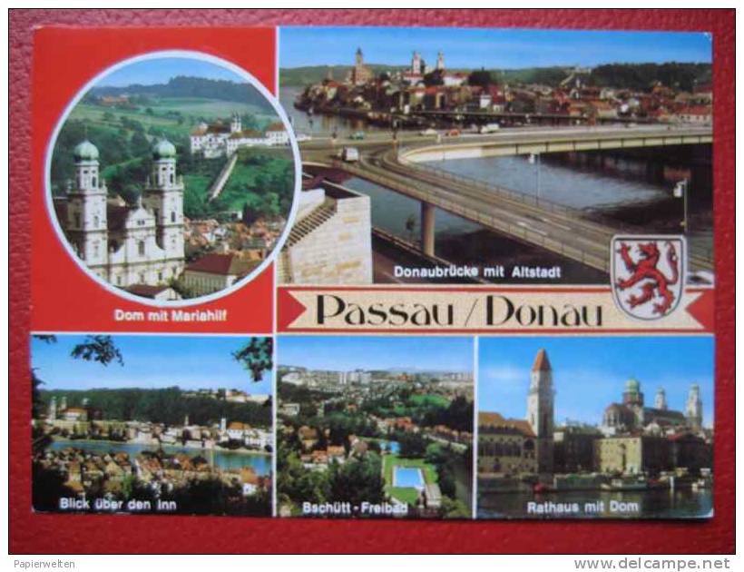 Passau - Mehrbildkarte "Passau / Donau" - Passau