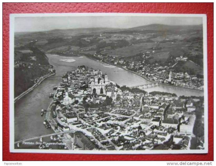 Passau - Luftbild Altstadt - Passau