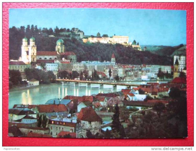 Passau - Inn Mit Dom Und Oberhaus (Abendstimmung) - Passau