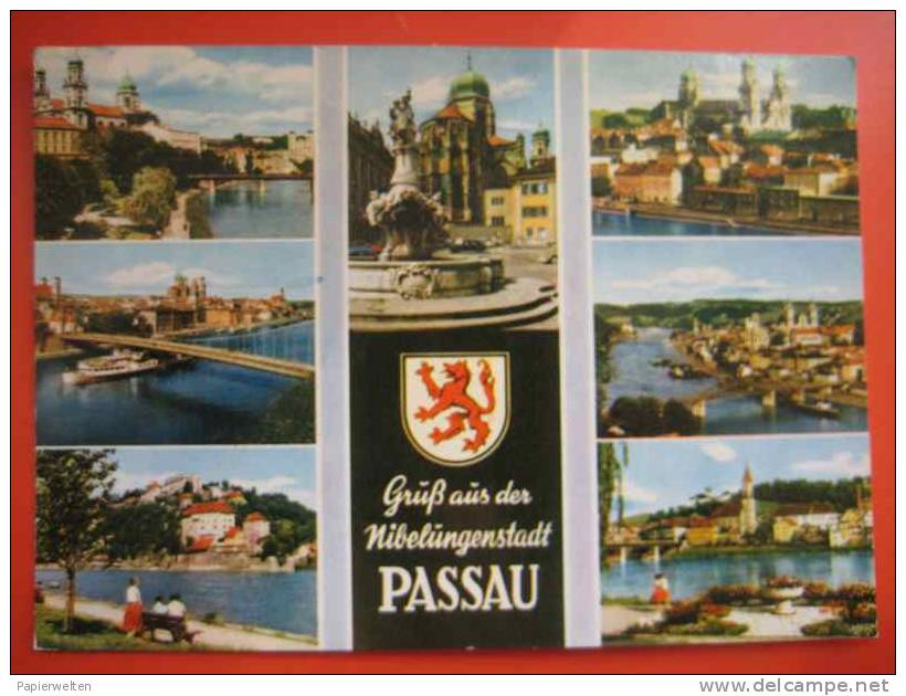 Passau - Mehrbildkarte - Passau