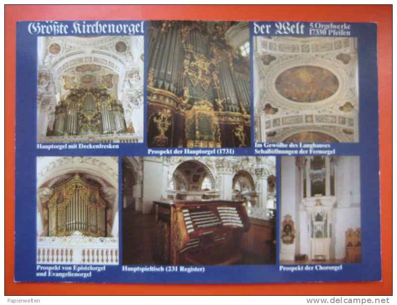 Passau -  Mehrbildkarte Dom: Größte Kirchenorgel Der Welt - Passau