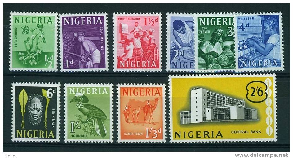 Nigeria 1961 Part Set MLH(*)------ - Nigeria (1961-...)