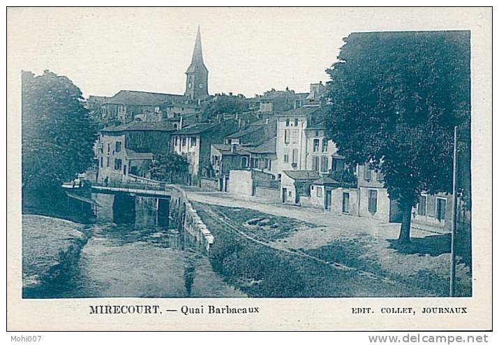 MIRECOURT - (VOSGES), BELLE CPA ECRITE DE 1927 - Mirecourt
