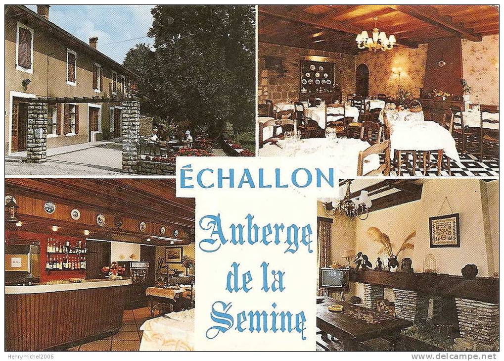 Echallon (ain) Auberge De La Semine - Non Classés