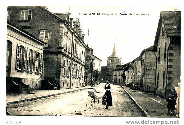 N 41 /   CPA   GRANGES   (88)    ROUTE DE BRUYERES - Granges Sur Vologne