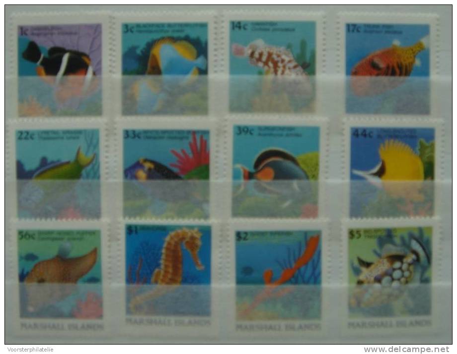 MARSHALL ISLANDS 1988 MI 150-161 FISH VIS POISSON FISCH VERY FINE MNH ** - Marshall Islands