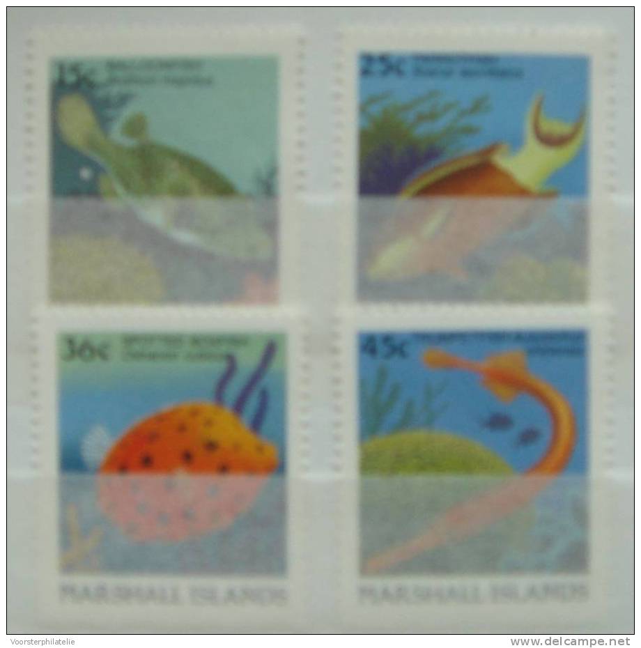 MARSHALL ISLANDS 1988 MI 172-75 FISH VIS POISSON FISCH VERY FINE MNH ** - Marshall