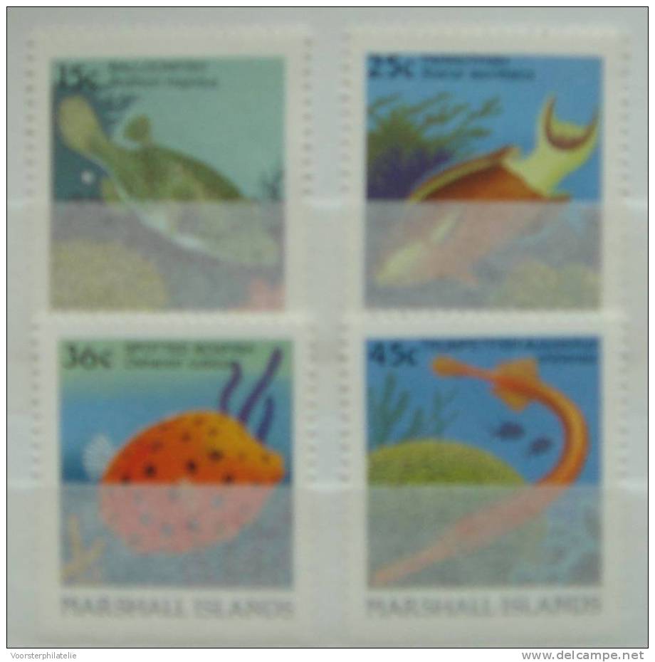 MARSHALL ISLANDS 1988 MI 172-75 FISH VIS POISSON FISCH VERY FINE MNH ** - Marshalleilanden