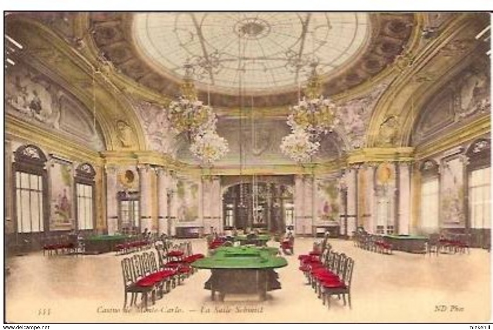 MONACO-MONTE-CARLO-LE CASINO- SALLE SCHMIT-JEUX DU HASARD - Casino