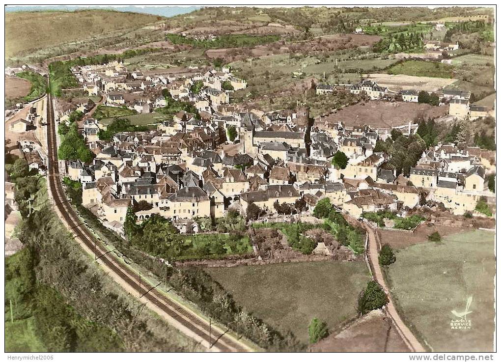 Allasac (corrèze) Rail De Chemin De Fer  Vue Aérienne , Ed Lapie - Andere & Zonder Classificatie