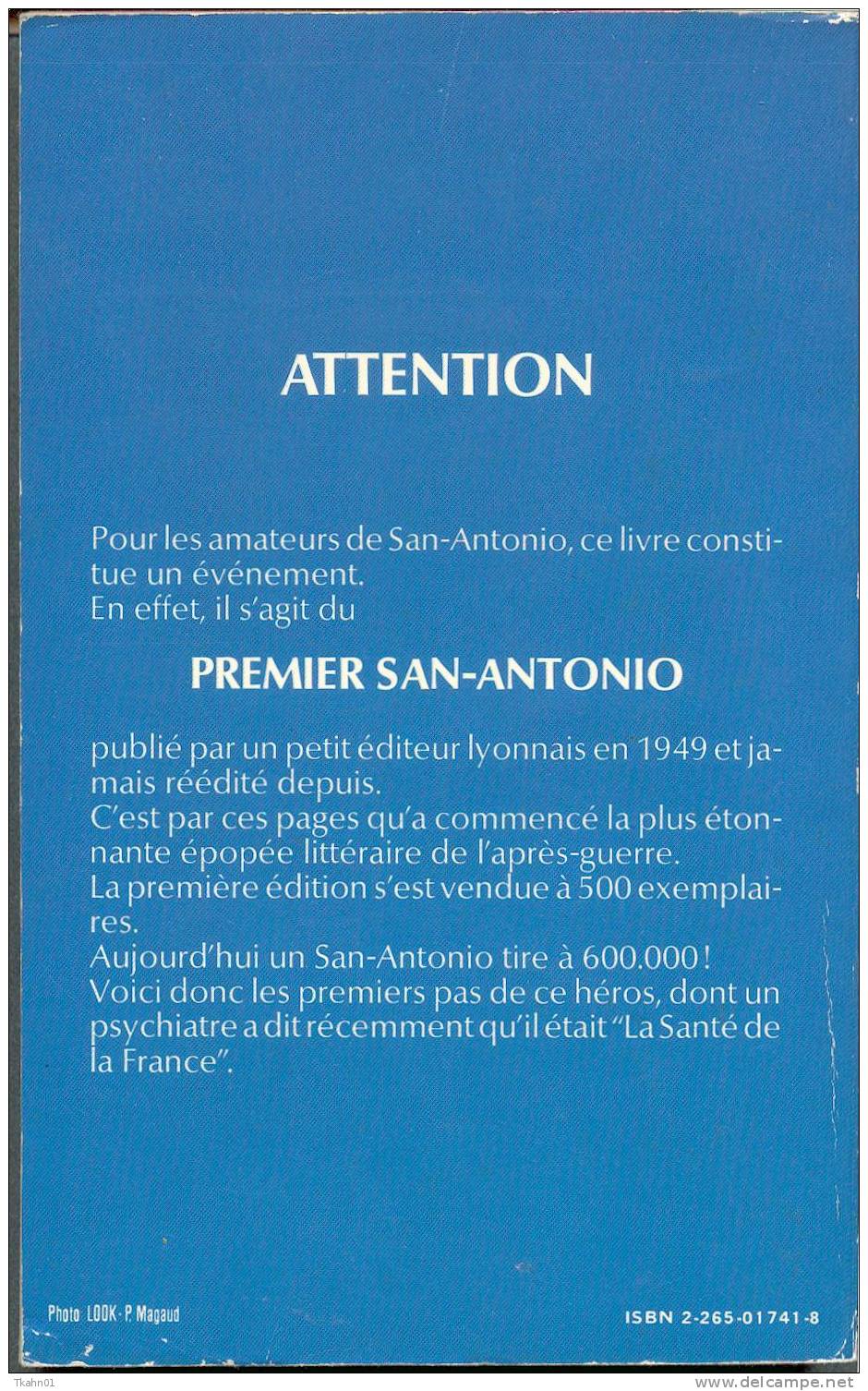 SAN-ANTONIO N° 107  " REGLEZ-LUI SON COMPTE "  FLEUVE-NOIR  DE 1981 - San Antonio